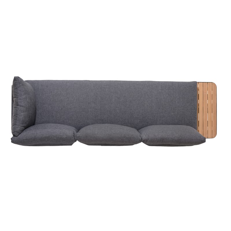 Utomhus modulsoffa Portals 3-sits - svart - Utemöbler - Utesoffor & bänkar - Loungesoffa