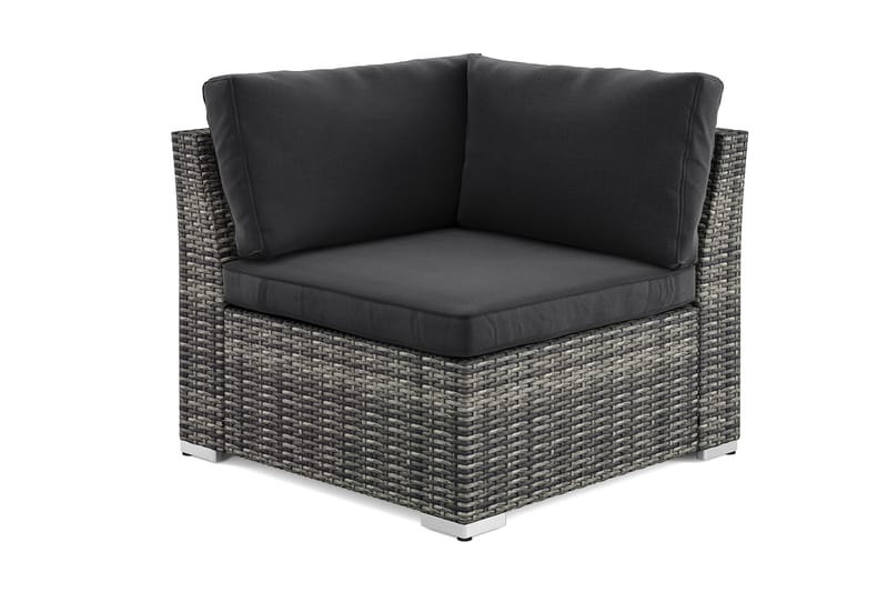 Wisconsin Hörnmodul utomhus - Grå - Utemöbler - Övrigt utemöbler - Modulsoffa utomhus - Hörnmodul utesoffa
