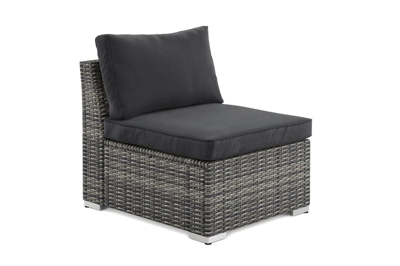 Wisconsin Mittmodul utomhus - Grå - Utemöbler - Övrigt utemöbler - Modulsoffa utomhus - Mittmodul utesoffa