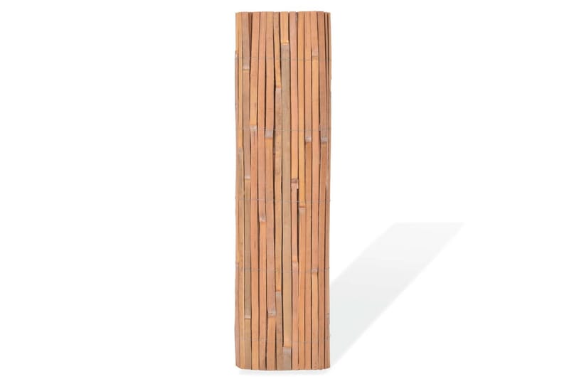 Bambustaket 100x400 cm - Brun - Staket & grindar
