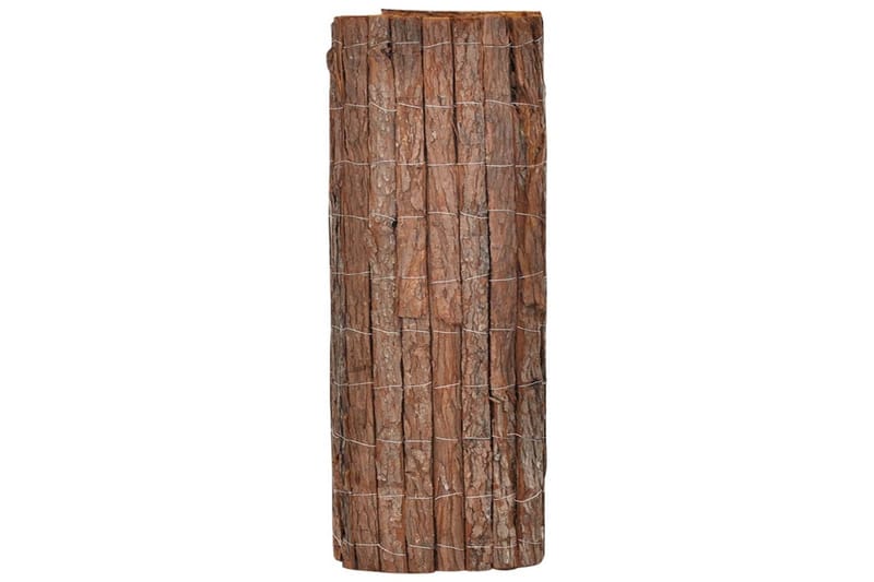 Barkstaket 1000x70 cm - Brun - Utemöbler - Övrigt utemöbler - Tillbehör - Staket & grindar