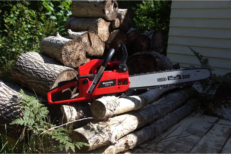 Bensindriven Motorsåg 45 CC | Kedja och blad från Oregon - Utemöbler - Övrigt utemöbler - Tillbehör - Övriga trädgårdstillbehör