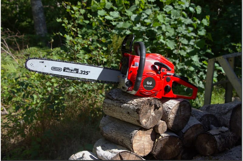 Bensindriven Motorsåg 45 CC | Kedja och blad från Oregon - Utemöbler - Övrigt utemöbler - Tillbehör - Övriga trädgårdstillbehör