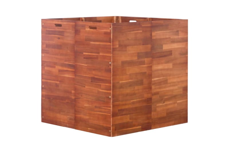 Blomlåda upphöjd akaciaträ 100x100x100 cm - Blomlåda - Övriga trädgårdstillbehör