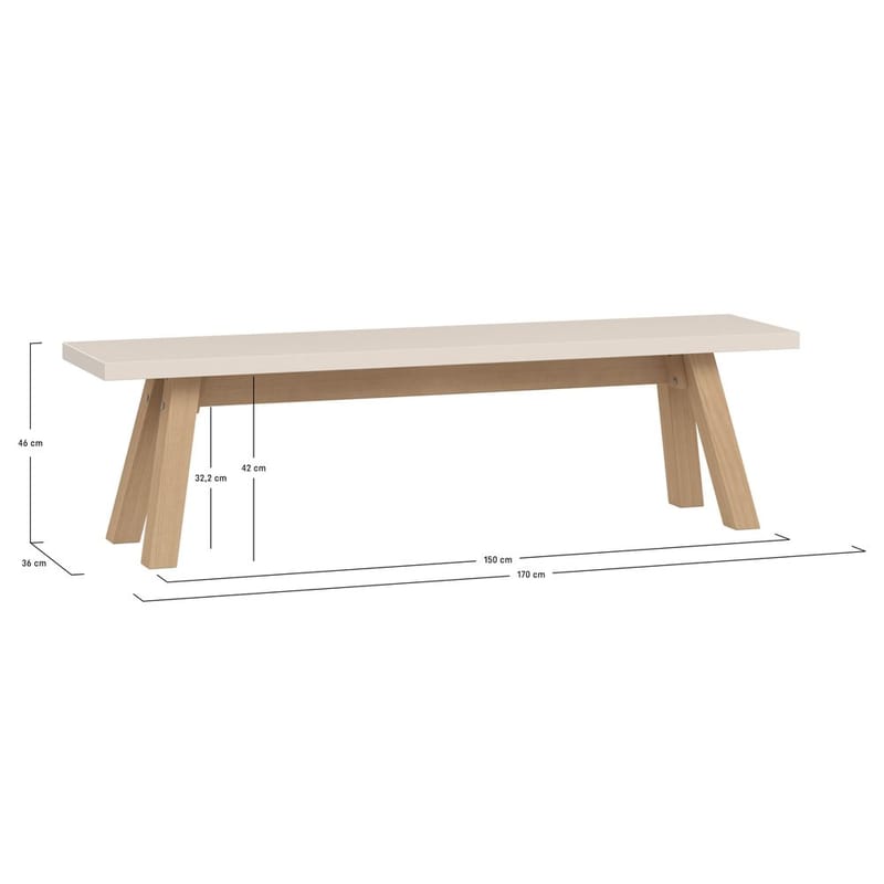 Bord/Bänk 4 You Fresh - 170 cm - Utemöbler - Övrigt utemöbler - Tillbehör - Hylla utomhus