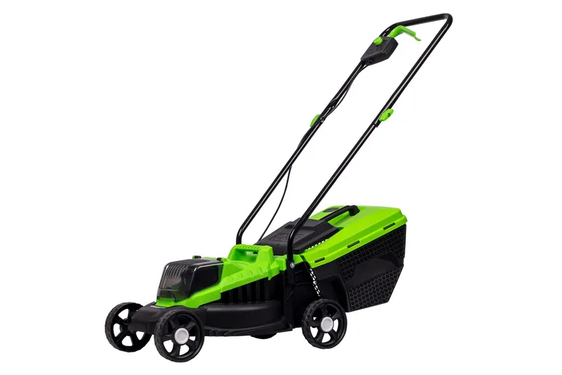 Fornorth Batteridriven Gräsklippare Gh1000E, 20V med Batteri och Laddare, Vit