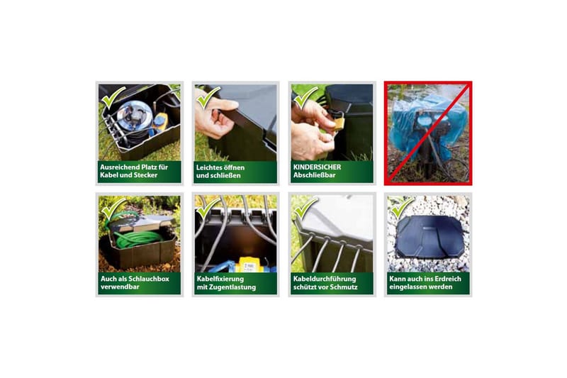 Garden Power Box Heissner - Utemöbler - Övrigt utemöbler - Tillbehör - Övriga trädgårdstillbehör