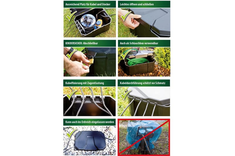 Garden Power Box Heissner - Utemöbler - Övrigt utemöbler - Tillbehör - Övriga trädgårdstillbehör
