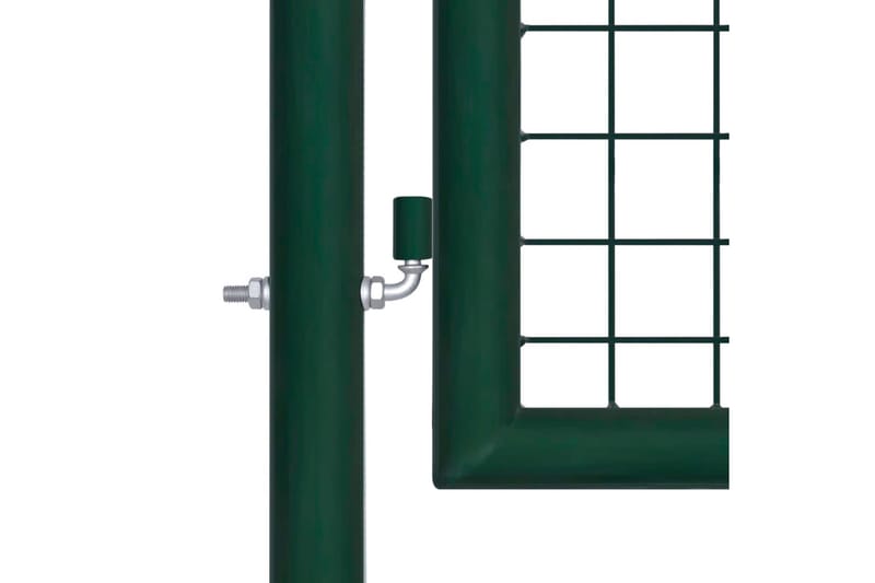 Grind stål 100x200 cm grön - Grön - Staket & grindar