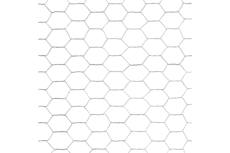Hönsnät galvaniserat stål 25x1,5 m silver - Silver - Utemöbler - Övrigt utemöbler - Tillbehör - Staket & grindar