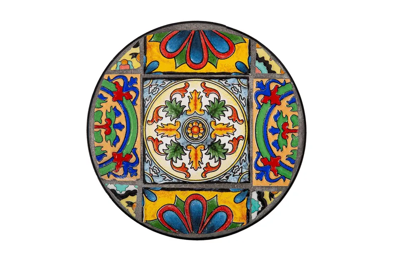 Morocco Blompiedestal - Svart/Flerfärgad - Utemöbler - Övrigt utemöbler - Tillbehör - Hylla utomhus