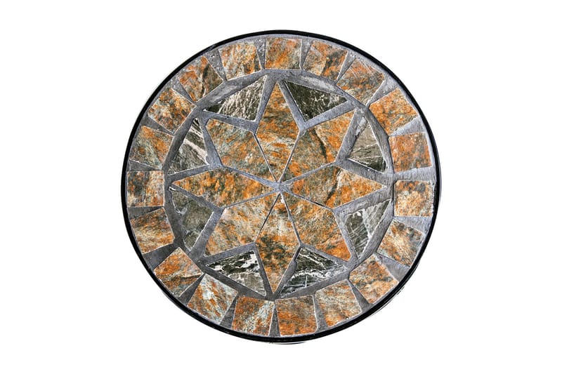 Mosaic Blompiedestal - Brun/Grå - Hylla utomhus