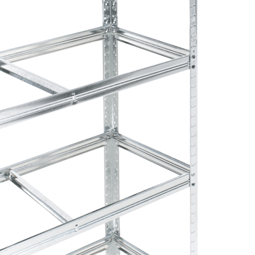 Set med 2 Garagehyllor Xitta 75 cm - Silver/Brun - Utemöbler - Övrigt utemöbler - Tillbehör - Hylla utomhus