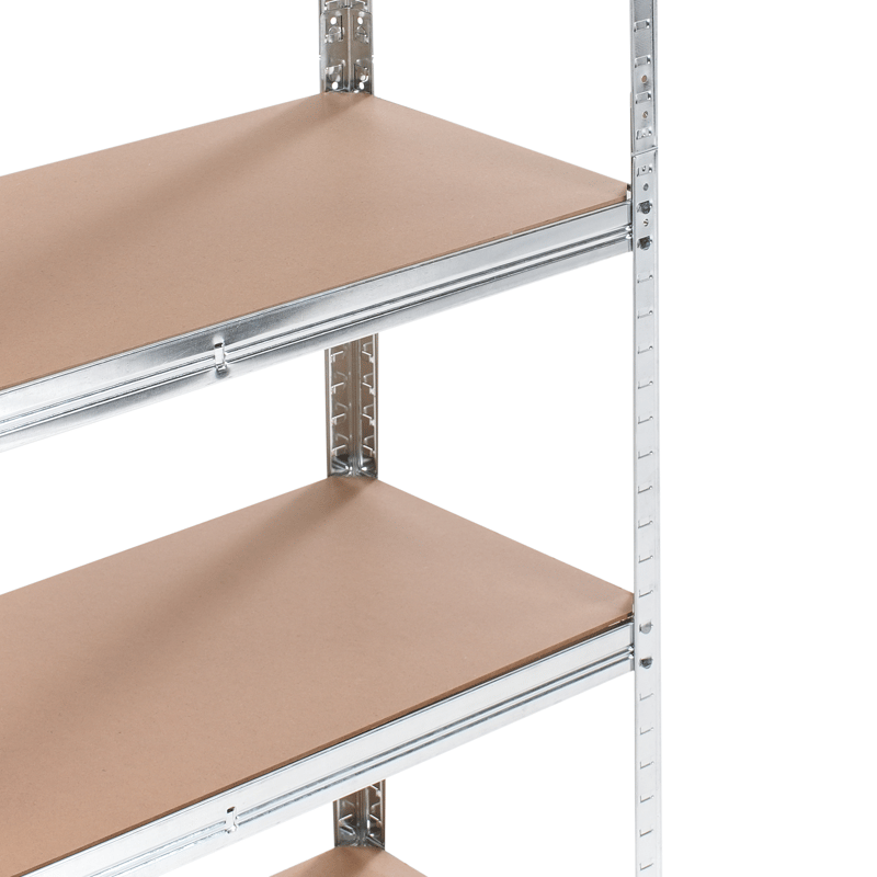 Set med 2 Garagehyllor Xitta 75 cm - Silver/Brun - Utemöbler - Övrigt utemöbler - Tillbehör - Hylla utomhus