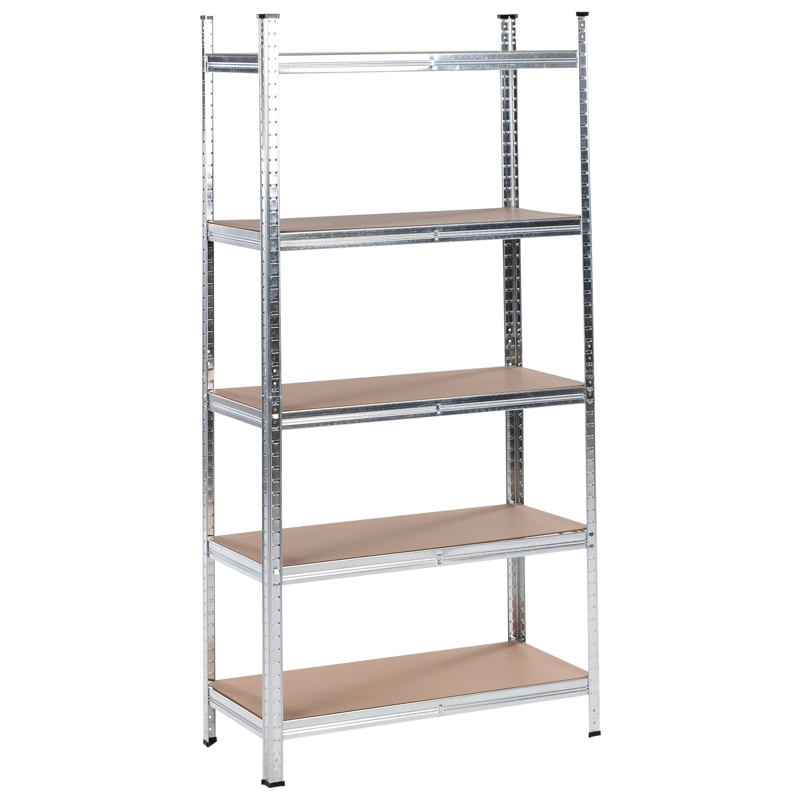 Set med 2 Garagehyllor Xitta 75 cm - Silver/Brun - Utemöbler - Övrigt utemöbler - Tillbehör - Hylla utomhus