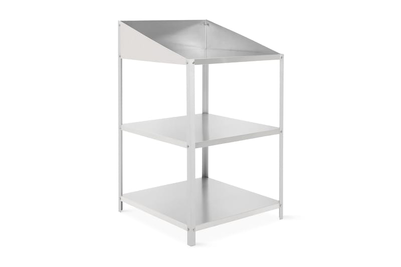 Växthushylla 56x56x92 cm, Silver