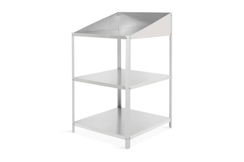 Växthushylla 56x56x92 cm - Silver - Utemöbler - Övrigt utemöbler - Tillbehör - Hylla utomhus