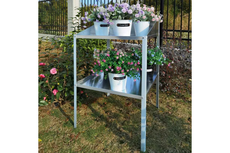 Växthushylla 56x56x92 cm - Utemöbler - Övrigt utemöbler - Tillbehör - Hylla utomhus
