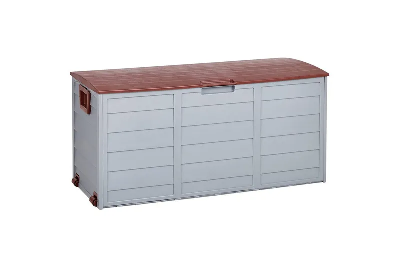 Låda Locarno Grå/brun - Grå/brun - Utemöbler - Dynförvaring & möbelskydd - Dynboxar & dynlådor