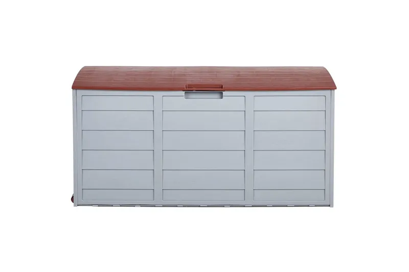 Låda Locarno Grå/brun - Grå/brun - Utemöbler - Dynförvaring & möbelskydd - Dynboxar & dynlådor