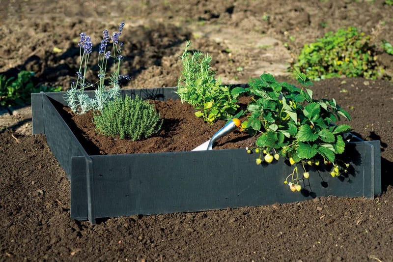 Nature Upphöjd odlingslåda 19 cm 6040690 - Blomlåda - Övriga trädgårdstillbehör
