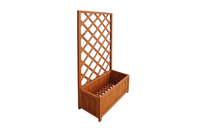 Odlingslåda med spaljé 70x30x135 cm - Blomlåda - Övriga trädgårdstillbehör