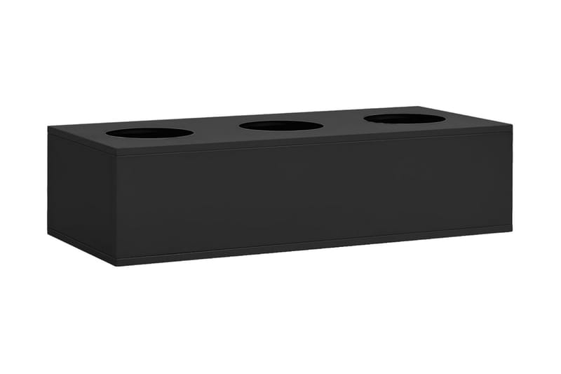 Blomlåda för kontor antracit 90x40x23 cm stål - Grå - Utemöbler - Övrigt utemöbler - Tillbehör - Övriga trädgårdstillbehör