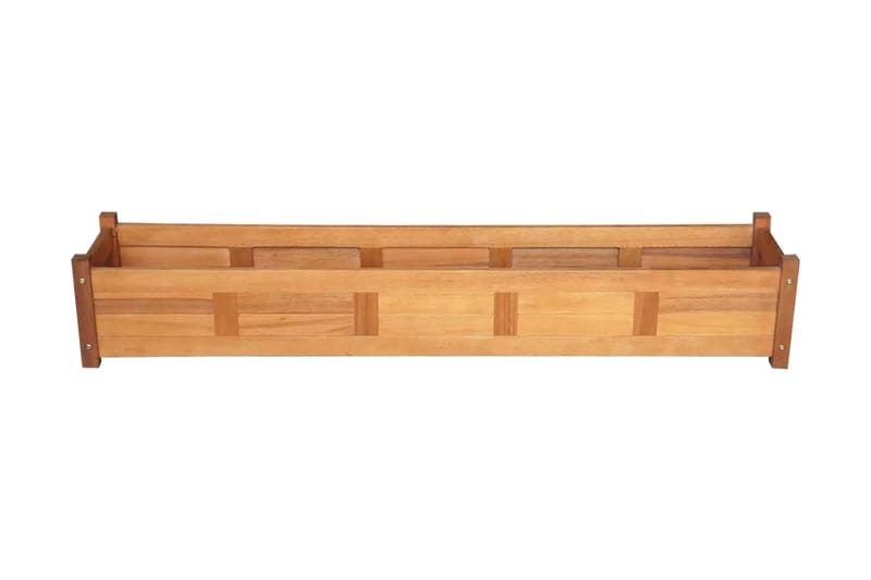 Blomlåda upphöjd akaciaträ 150x30x25 cm - Brun - Utemöbler - Övrigt utemöbler - Tillbehör - Övriga trädg�årdstillbehör