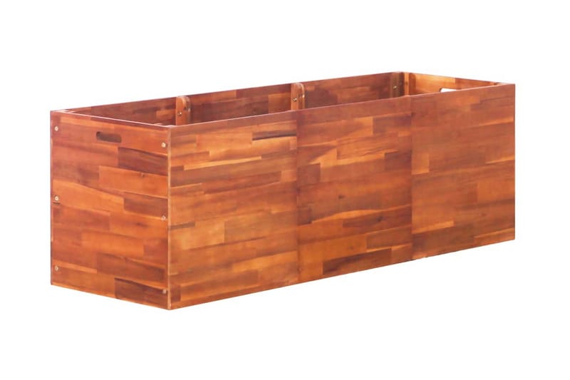 Blomlåda upphöjd akaciaträ 150x50x50 cm - Brun - Utemöbler - Övrigt utemöbler - Tillbehör - Övriga trädgårdstillbehör