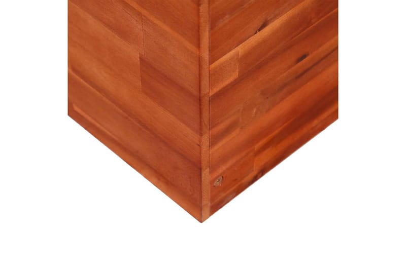 Blomlåda upphöjd akaciaträ 200x50x50 cm - Brun - Utemöbler - Övrigt utemöbler - Tillbehör - Övriga trädgårdstillbehör