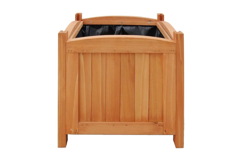 Blomlådor 2 st upphöjda 30x30x30 cm trä - Brun - Utemöbler - Övrigt utemöbler - Tillbehör - Övriga trädgårdstillbehör