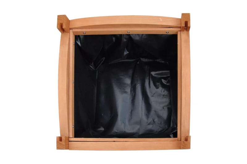 Blomlådor 2 st upphöjda 30x30x30 cm trä - Brun - Utemöbler - Övrigt utemöbler - Tillbehör - Övriga trädgårdstillbehör