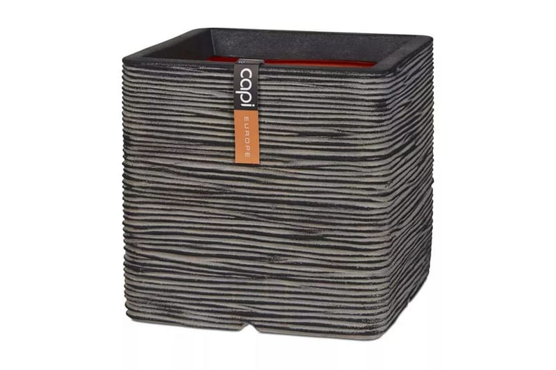 Capi Nature Rib Odlingslåda Fyrkantig 40x40 cm - Capi - Utemöbler - Övrigt utemöbler - Tillbehör - Övriga trädgårdstillbehör