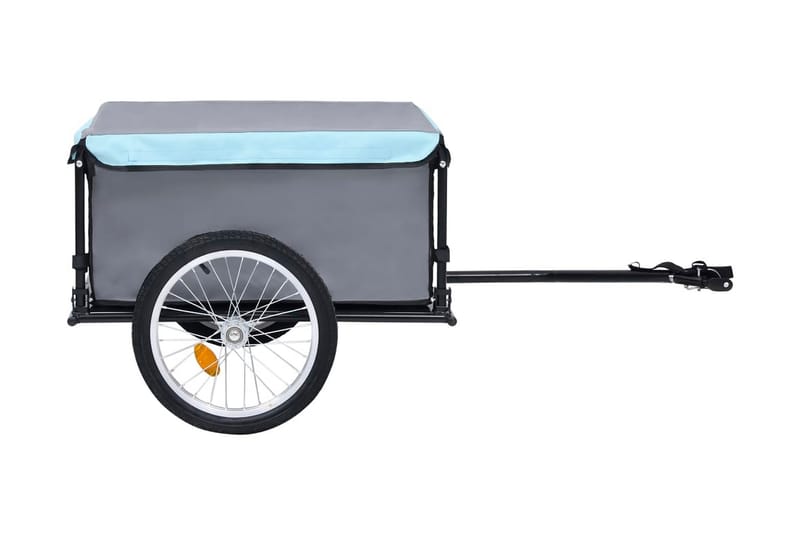 Cykelvagn svart och blå 65 kg - Blå - Utemöbler - Övrigt utemöbler - Tillbehör - Övriga trädgårdstillbehör