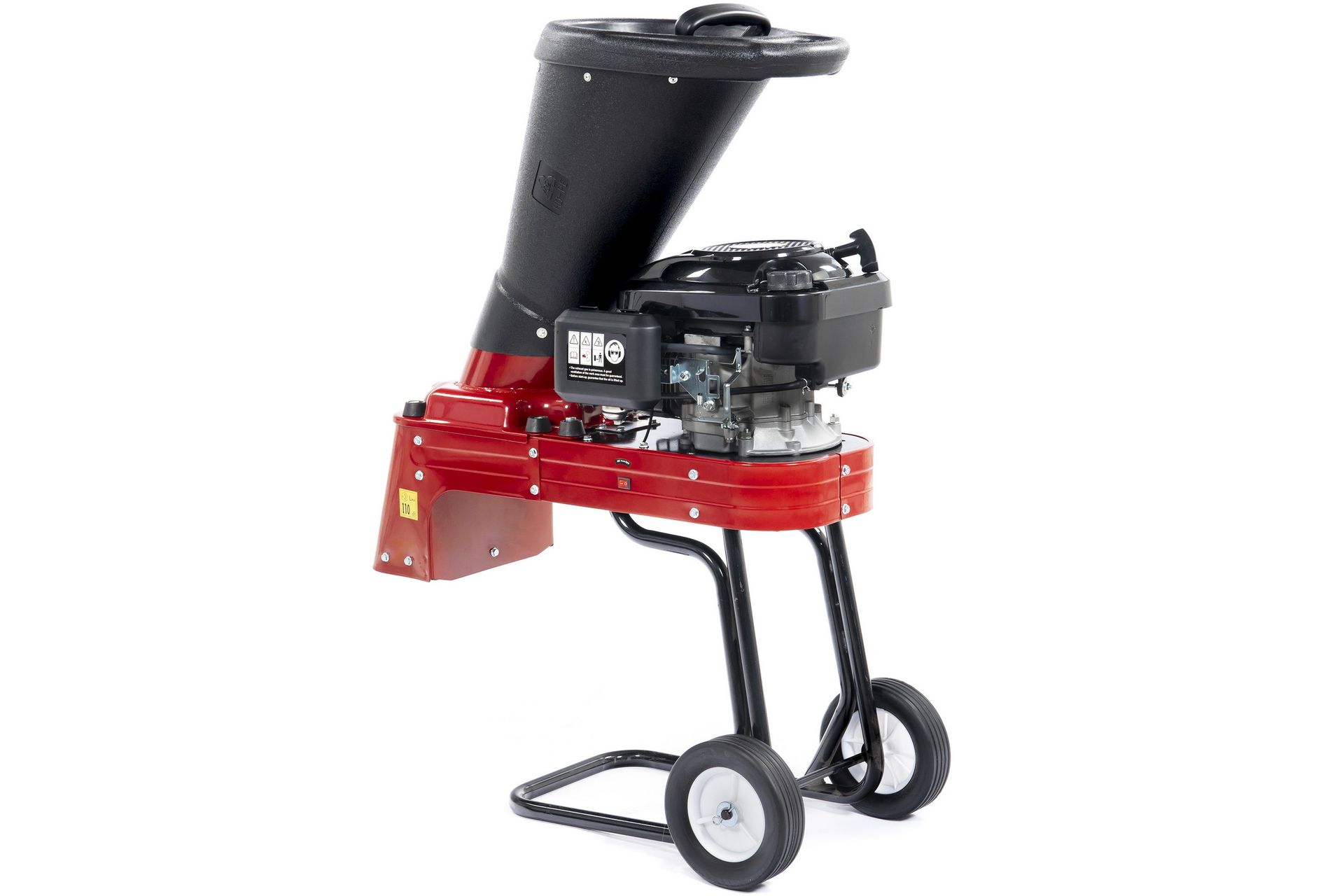 Flismaskin/Kompostkvarn 3,5 Hk Loncinmotor Röd - Metalcraft