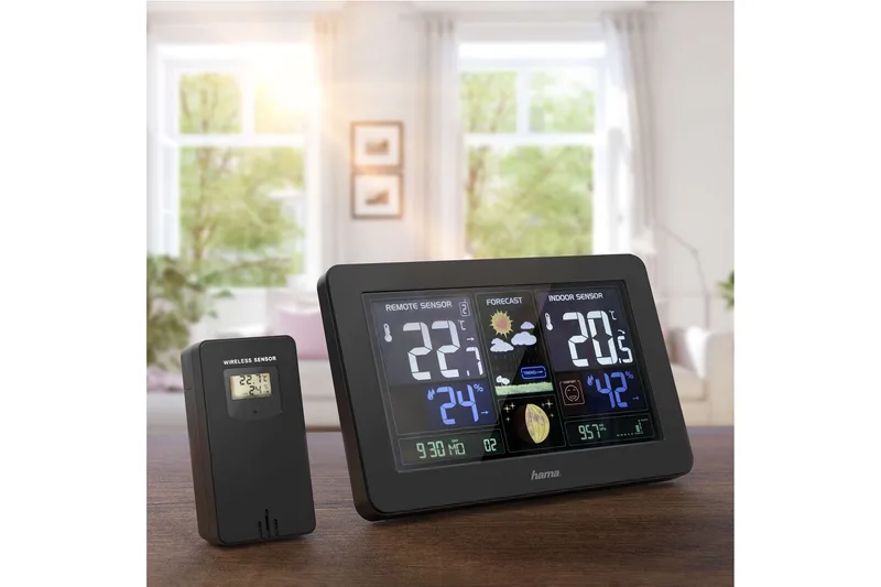 HAMA Väderstation Premium Inkl. USB-laddning - HAMA - Utemöbler - Övrigt utemöbler - Tillbehör - Övriga trädgårdstillbehör