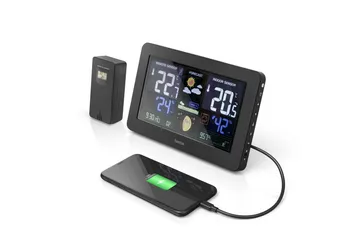HAMA Väderstation Premium Inkl. USB-laddning - HAMA - Utemöbler - Övrigt utemöbler - Tillbehör - Övriga trädgårdstillbehör