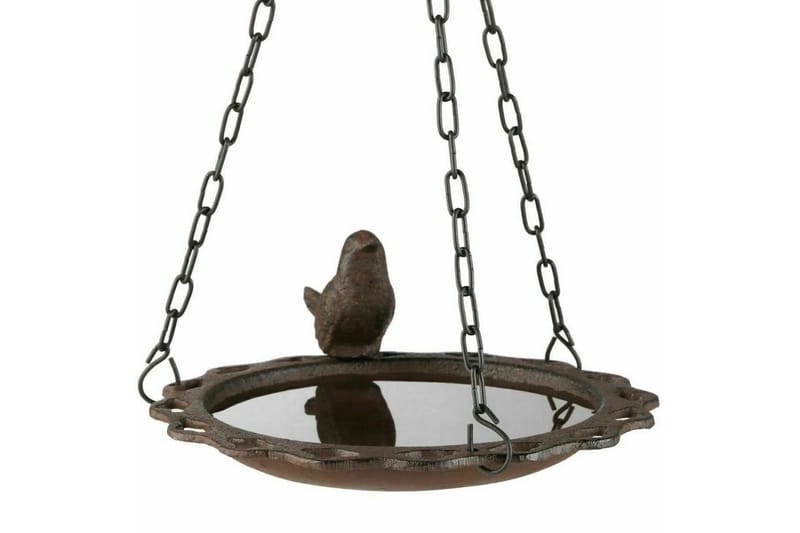 HI Hängande fågelbad 20,5 cm brun - Brun - Övriga trädgårdstillbehör - Fågelbad
