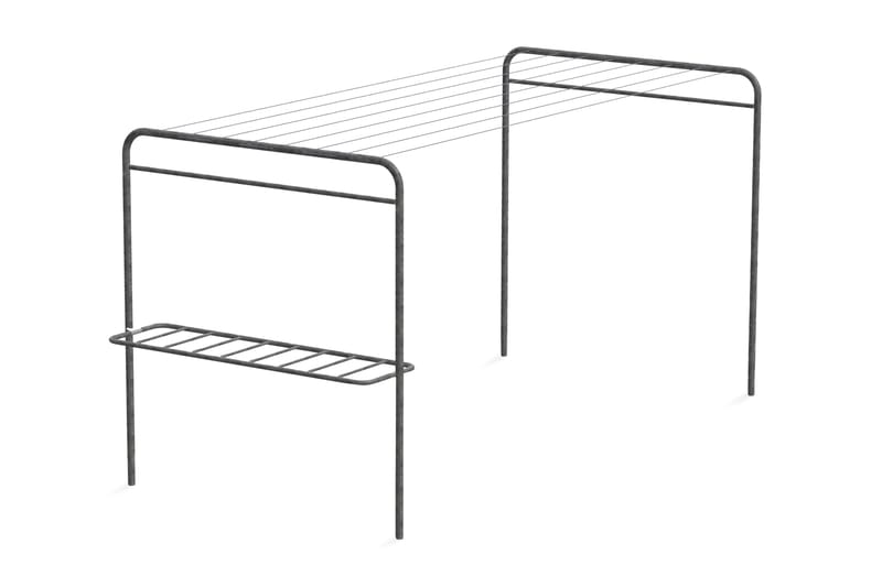 LINGHED Pisk- och torkställning Grå - Övriga trädgårdstillbehör