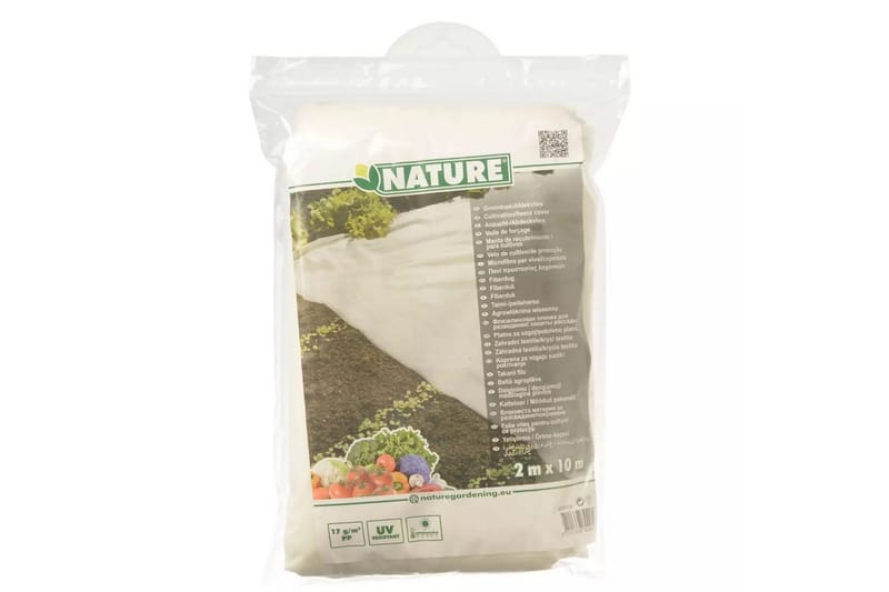 Nature Täckduk fleece 2x10 m - Vit - Utemöbler - Övrigt utemöbler - Tillbehör - Övriga trädgårdstillbehör