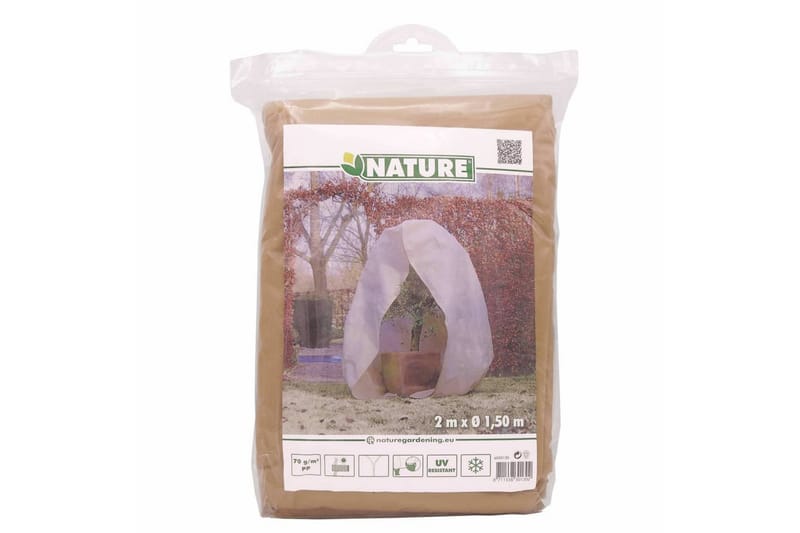 Nature Täckduk fleece med blixtlås 70 g/m² beige 2x1,5x1,5 m - Övriga trädgårdstillbehör