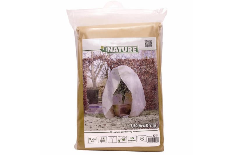 Nature Täckduk fleece med blixtlås 70 g/m² beige 2x2,5 m - Utemöbler - Övrigt utemöbler - Tillbehör - Övriga trädgårdstillbehör