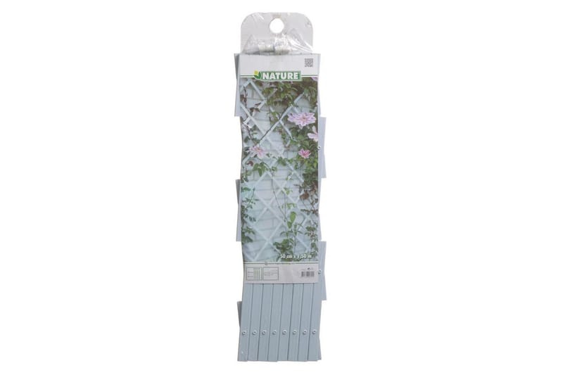 Nature Trädgårdsspaljé 50x150 cm PVC vit 6040701 - Vit - Utemöbler - Övrigt utemöbler - Tillbehör - Övriga trädgårdstillbehör