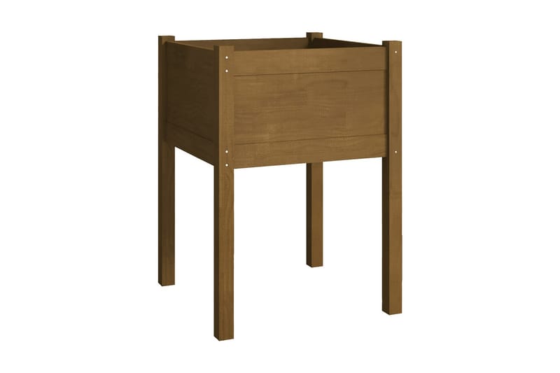 Odlingslåda 2 st honungsbrun 50x50x70 cm massiv furu - Honung - Utemöbler - Övrigt utemöbler - Tillbehör - Övriga trädgårdstillbehör
