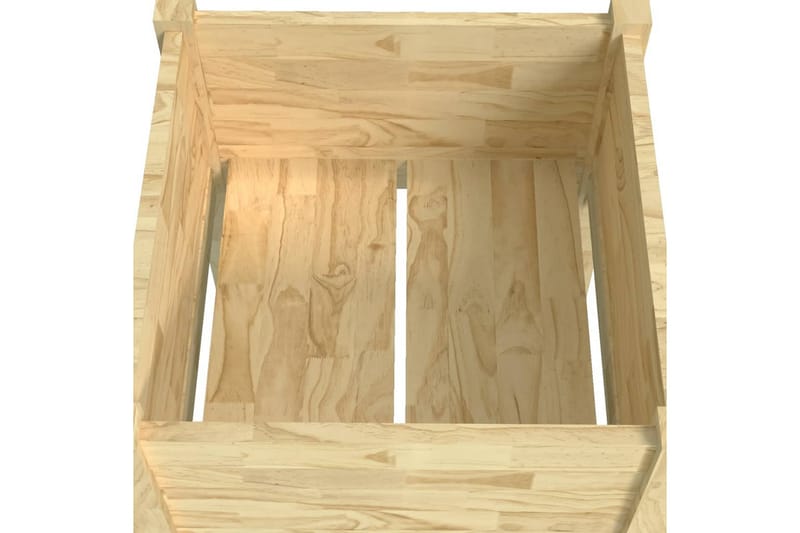 Odlingslåda 50x50x70 cm massiv furu - Brun - Utemöbler - Övrigt utemöbler - Tillbehör - Övriga trädgårdstillbehör
