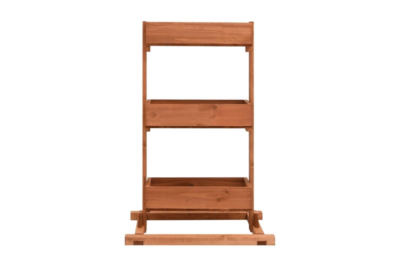 Odlingslåda 52x30x78 cm granträ - Brun - Utemöbler - Övrigt utemöbler - Tillbehör - Övriga trädgårdstillbehör