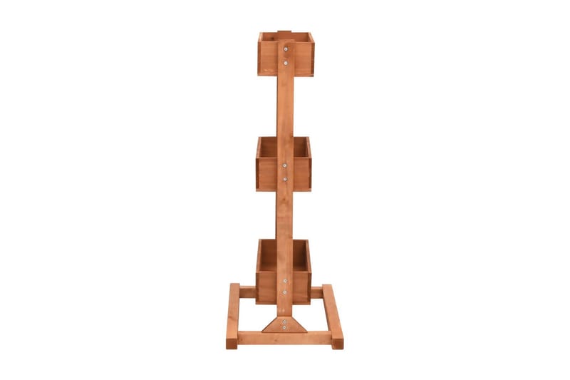 Odlingslåda 52x30x78 cm granträ - Brun - Utemöbler - Övrigt utemöbler - Tillbehör - Övriga trädgårdstillbehör