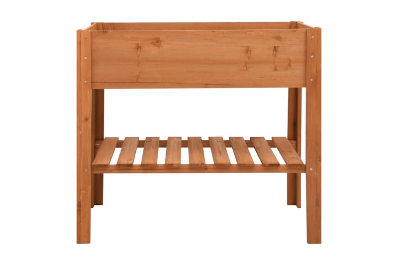 Odlingslåda 88x43x80 cm granträ - Brun - Utemöbler - Övrigt utemöbler - Tillbehör - Övriga trädgårdstillbehör