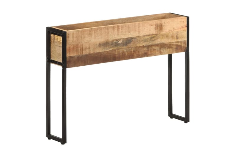 Odlingslåda 90x20x68 cm grovt mangoträ - Brun - Utemöbler - Övrigt utemöbler - Tillbehör - Övriga trädgårdstillbehör