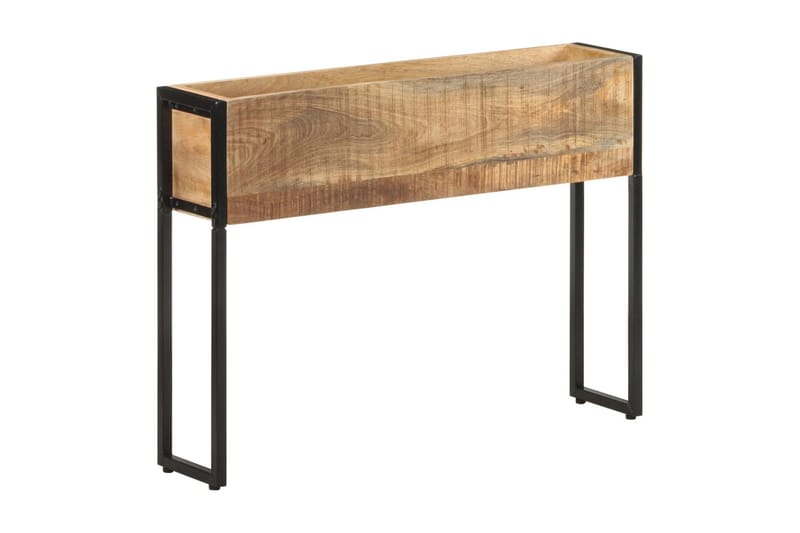 Odlingslåda 90x20x68 cm grovt mangoträ - Brun - Utemöbler - Övrigt utemöbler - Tillbehör - Övriga trädgårdstillbehör